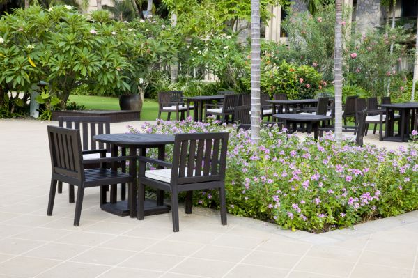Courtyard Landscaping in Layton