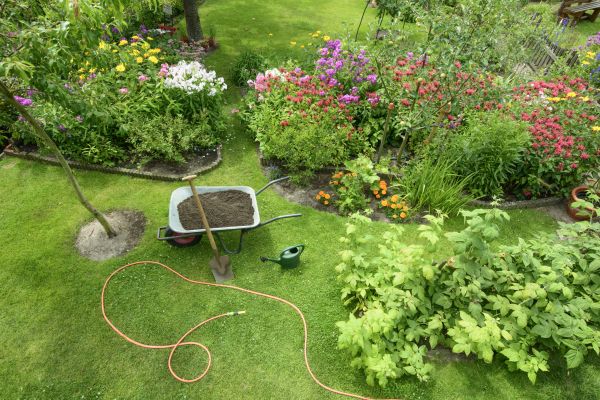 Flower Bed Construction in Layton