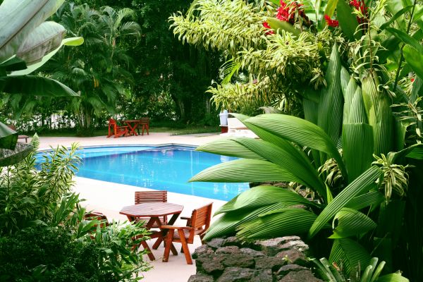 Pool Area Landscaping in Layton