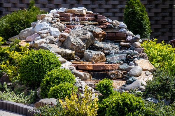 River Rock Landscaping in Layton