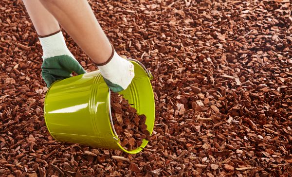 Wood Chip Landscaping in Layton