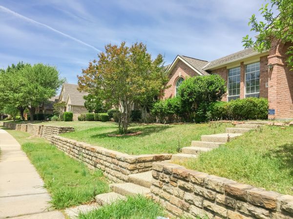 Sloped Yard Landscaping in Layton